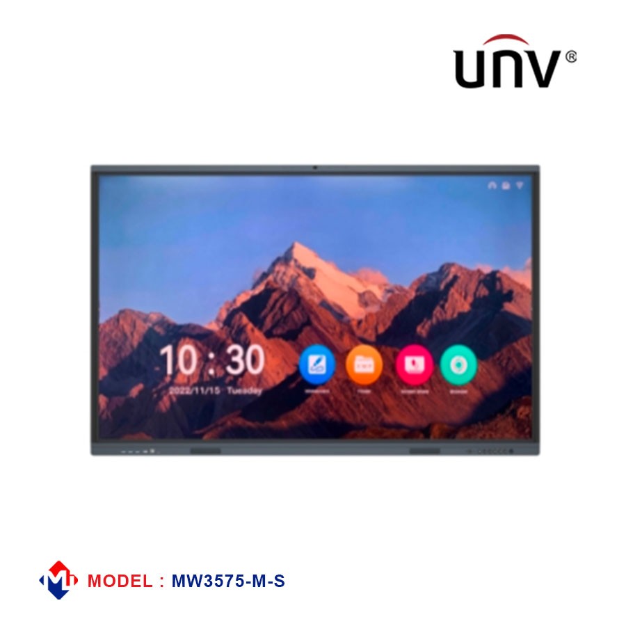 UNV 75" 4K Smart Interactive Display [3575-M-S] (16GB RAM & 256GB ROM | Octa Core | 2*15 W Speaker)