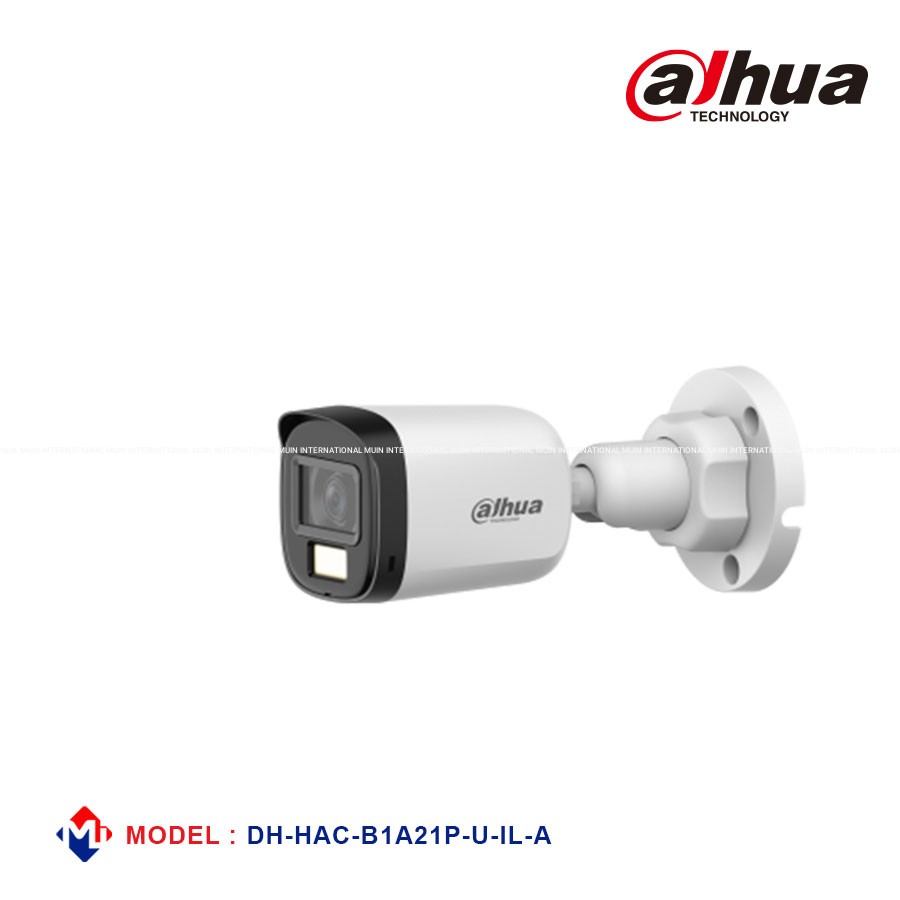 Dahua 2MP Smart Dual Light HDCVI Fixed-focal Bullet Camera with Audio [DH-HAC-B1A21P-U-IL-A]
