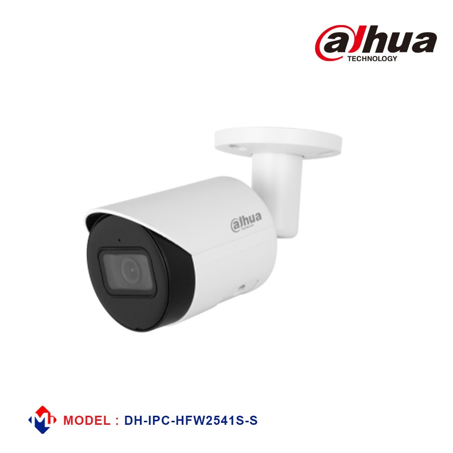 Dahua 5MP IR Fixed-focal Bullet WizSense Network Camera [DH-IPC-HFW2541S-S]