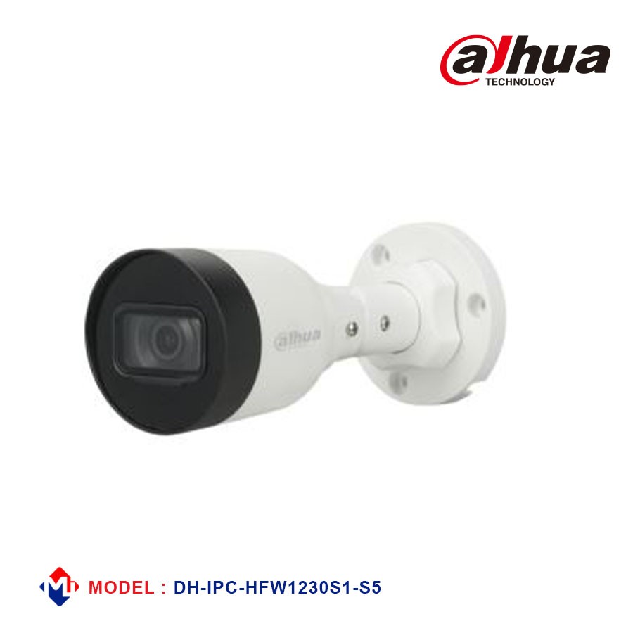 Dahua 2MP Entry IR Fixed-Focal Bullet Network Camera [DH-IPC-HFW1230S1-S5]